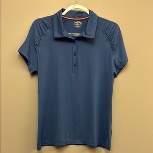 Coral Bay Women's Navy Button Down Shirt